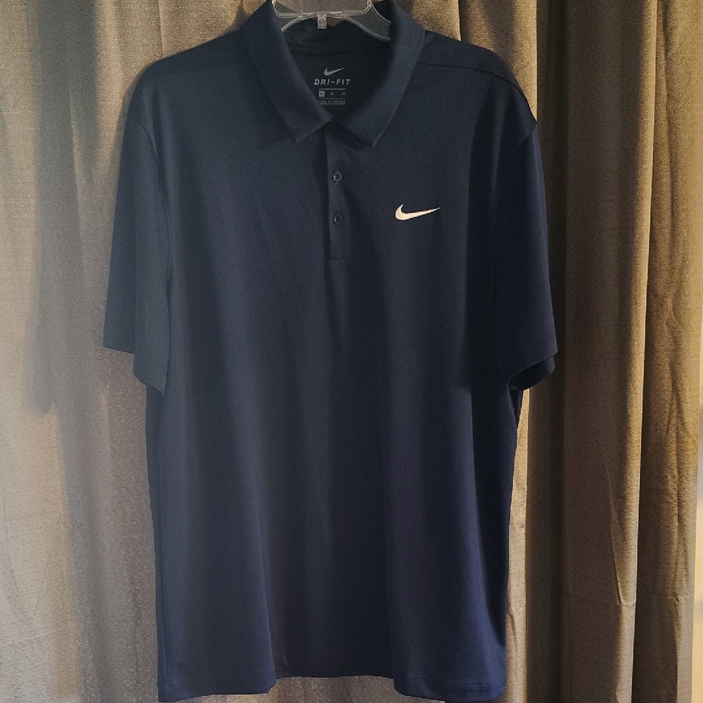 Nike Men's Dark Blue Polo Shirt